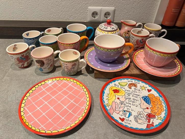 Blond Amsterdam Servies Collectie, Huis en Inrichting, Keuken | Servies, Zo goed als nieuw, Bord(en), Blond Amsterdam, Aardewerk