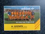 Oude sticker Liessel Ned. elftal voetbal Argentinië, Ophalen, Gebruikt, Sport