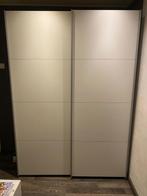 Witte Kledingkast - 2 Deurs, Huis en Inrichting, Kasten | Kledingkasten, Ophalen, Kunststof, Gebruikt, 200 cm of meer