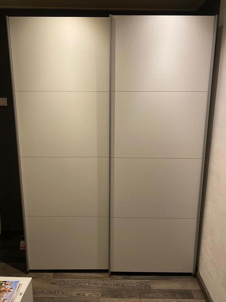 Witte Kledingkast - 2 Deurs, Huis en Inrichting, Kasten | Kledingkasten, Gebruikt, 200 cm of meer, 150 tot 200 cm, 50 tot 75 cm