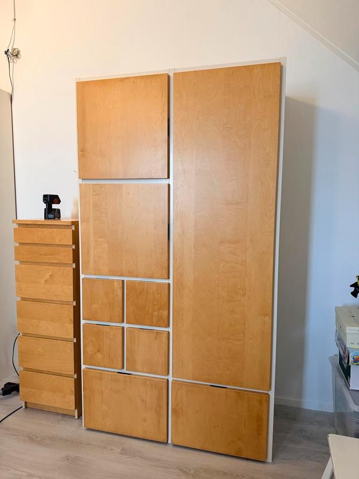 Ikea Rakke/Visthus Garderobekast - Nette Staat, Huis en Inrichting, Kasten | Kledingkasten, Zo goed als nieuw, 200 cm of meer