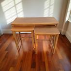 Vintage mimiset, nesting tables, bijzet tafeltjes, Huis en Inrichting, Ophalen, Gebruikt, 50 tot 100 cm, Vintage