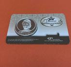 Zwaar verzilverde coincard Pracht en Parelsnoeren Mathilde, Ophalen of Verzenden, Overige materialen, Nederland