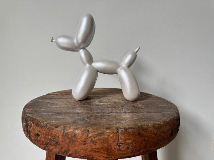Balloon Dog | Ballon Hond | Wit Parelmoer, Antiek en Kunst, Kunst | Designobjecten, Ophalen of Verzenden