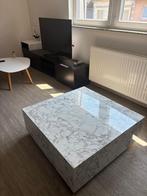 Marmerlook Salontafel, Huis en Inrichting, Overige materialen, 50 tot 100 cm, Vierkant, Zo goed als nieuw
