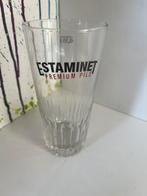 Partij ribbelpinten bierglazen Estaminet, Ophalen of Verzenden, Zo goed als nieuw, Glas of Glazen, Overige merken