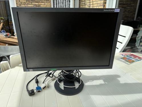 Te koop zwarte 24,1-Inch Eizo Flexscan sx2462w monitor, Computers en Software, Monitoren, Zo goed als nieuw, 60 Hz of minder, DisplayPort