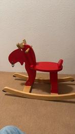 Houten hobbelpaard- rendier-, Ophalen of Verzenden, Gebruikt