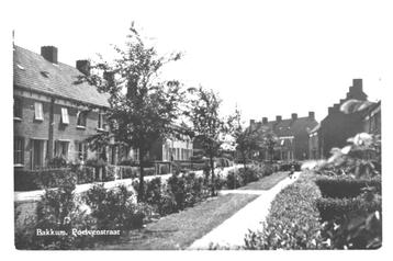 978587 Bakkum NH Poelvenstraat 1956 _ Postzegel 4 ct onbes beschikbaar voor biedingen