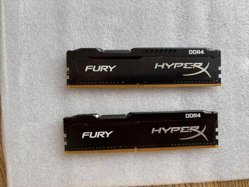 HyperX Fury DDR4, 8gb 2666mhz // MOET WEG, Computers en Software, RAM geheugen, Zo goed als nieuw, Desktop, 16 GB, DDR4, Ophalen of Verzenden