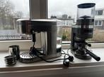 KitchenAid Artisan 5KE6503ESX Espressomachine + Koffiemolen, Ophalen, Espresso apparaat, Zo goed als nieuw, Afneembaar waterreservoir