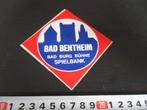 sticker duitsland burcht bad bentheim bad burg bühne, Ophalen, Zo goed als nieuw