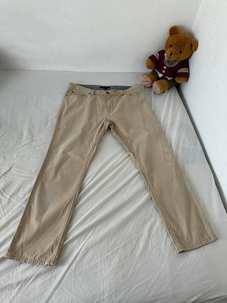 Tommy Hilfiger chino, Kleding | Heren, Broeken en Pantalons, Gedragen, Maat 56/58 (XL), Beige, Ophalen of Verzenden
