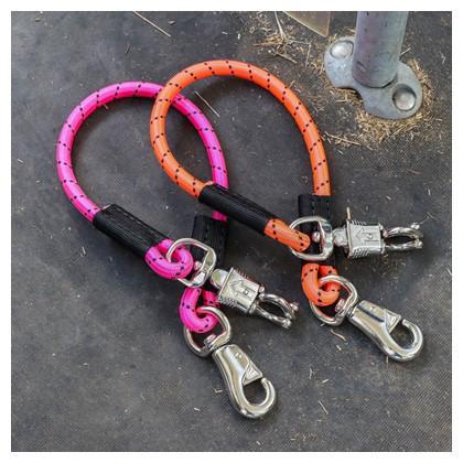 Trailerlijnen elastisch colour paniekhaak set 2 stuks nieuw, Dieren en Toebehoren, Paarden en Pony's | Hoofdstellen en Tuigage