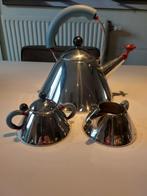 Alessi fluitketel mét suikerpot+ melkkan van Michael Grave, Ophalen of Verzenden, Zo goed als nieuw