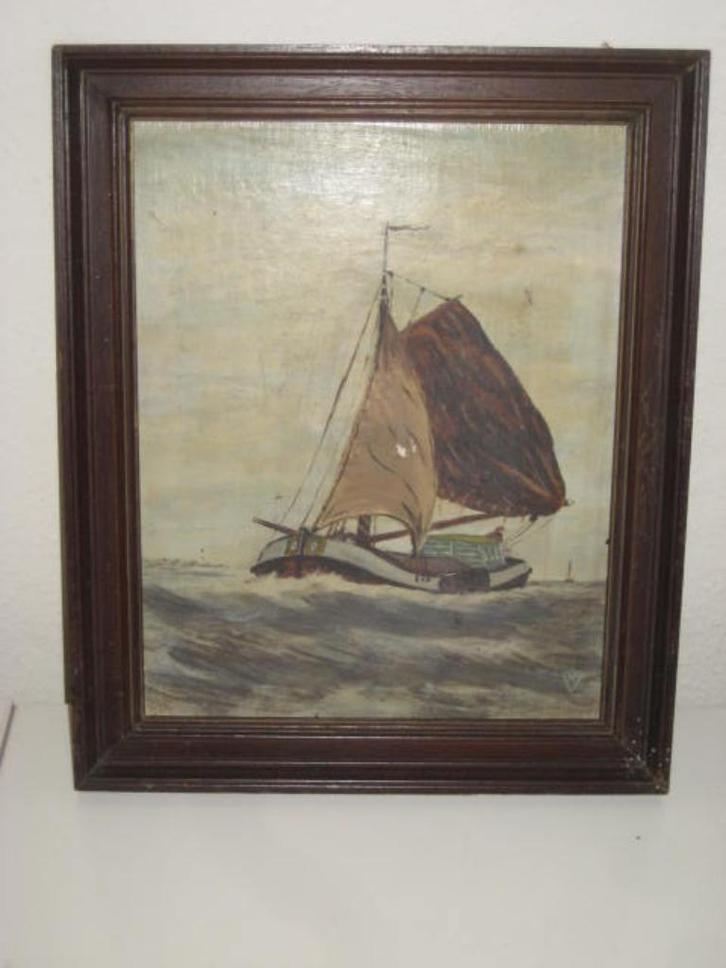 Oude schilderijlijsten fotolijsten 2 stuks, Huis en Inrichting, Woonaccessoires | Lijsten, Gebruikt, Minder dan 50 cm, Minder dan 50 cm