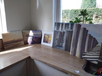 Prints op kuststof,     100% NIEUW    (van Kunstgalerie)  beschikbaar voor biedingen
