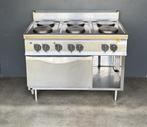 6-pits elektrisch fornuis met heteluchtoven Bertos, Ophalen, Gebruikt, Fornuis, Frituur en Grillen