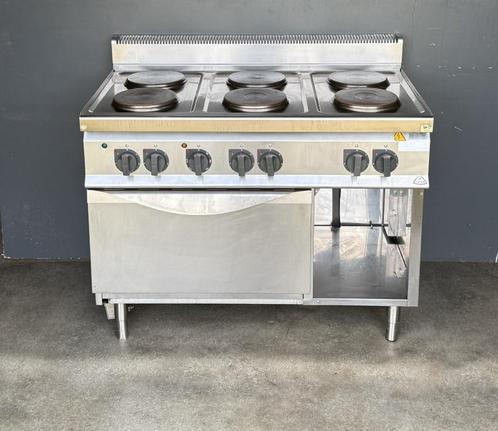 6-pits elektrisch fornuis met heteluchtoven Bertos, Zakelijke goederen, Horeca | Keukenapparatuur, Fornuis, Frituur en Grillen