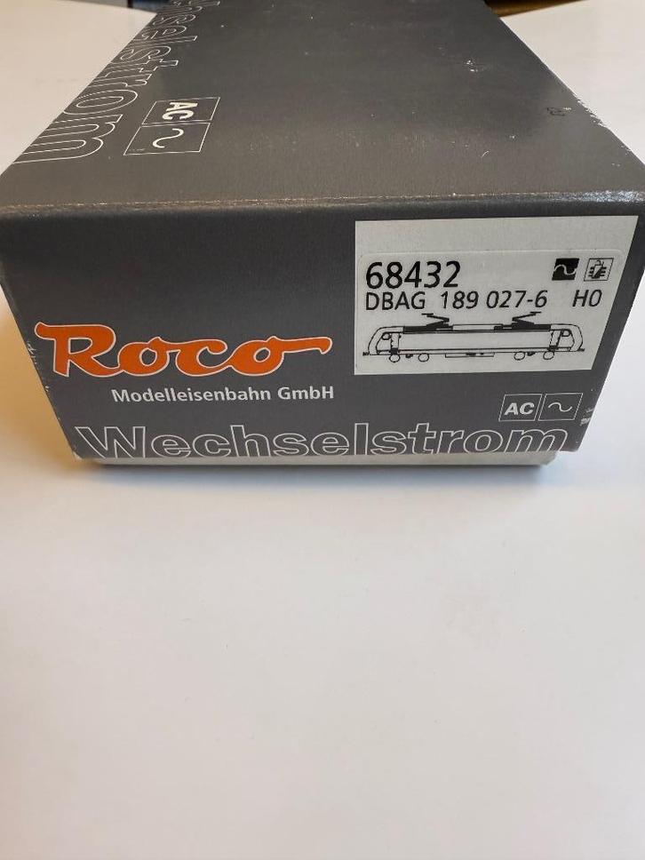 Roco 68432 AC BR 189 Elektrische locomotief DB Railion, Hobby en Vrije tijd, Modeltreinen | H0, Zo goed als nieuw, Locomotief