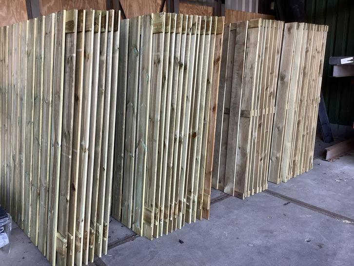 Tuinschermen geimpregneerd en douglashout, Tuin en Terras, Tuinschermen, Nieuw, Hout, 150 tot 200 cm, 150 tot 200 cm, Ophalen