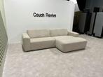 GRATIS LEVERING Moderne hoekbank beige 280x160, Ophalen of Verzenden, Zo goed als nieuw, Vierpersoons of meer, Stof