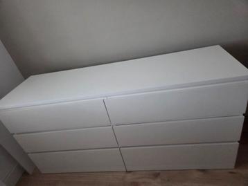 Ikea malm ladekast wit - afbeelding 1