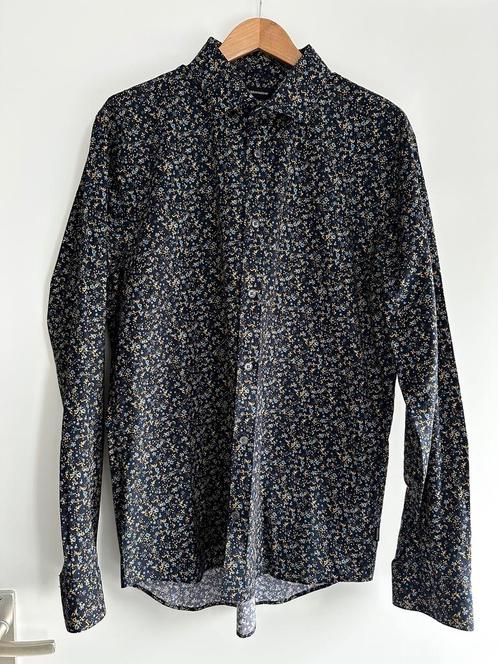 Matinique easy care heren overhemd, maat XL, Kleding | Heren, Overhemden, Zo goed als nieuw, Halswijdte 43/44 (XL), Blauw, Ophalen of Verzenden