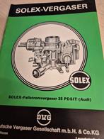 Jaren 60 DVG Solex carburateur boekje izgst 35PDSIT type, Ophalen of Verzenden