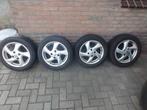 Mooie originele Peugeot 206 velgen, banden 4X 6+ mm profiel, Auto-onderdelen, Banden en Velgen, Ophalen, Gebruikt, 15 inch, Banden en Velgen