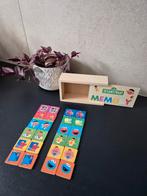 Houten Sesamstraat Memory, Ophalen of Verzenden, Zo goed als nieuw, Puzzelen