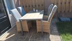 Tuinset met 4 stulen, Ophalen of Verzenden, Gebruikt, Eettafel