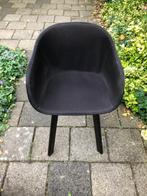 6 Eetkemel stoelen, Huis en Inrichting, Stoelen, Ophalen, Stof, Gebruikt, Zwart