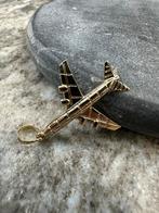 14k Gouden Vliegtuig Hanger, Ophalen of Verzenden, Nieuw, Minder dan 4 cm, Goud