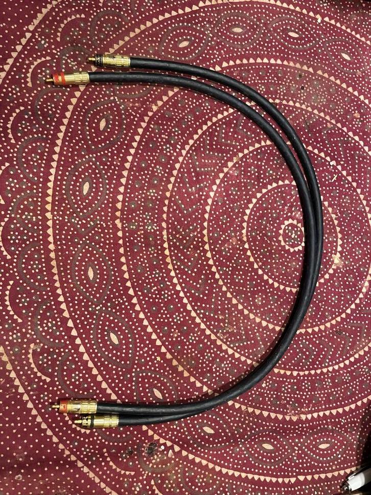 Audioquest Lapis interlink 65cm (vgl. Angel), Audio, Tv en Foto, Audiokabels en Televisiekabels, Gebruikt, Interlink-kabel, Minder dan 2 meter