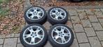 4x Volvo velgen + Continental banden 17", Auto-onderdelen, Ophalen, 17 inch, 205 mm, Zomerbanden