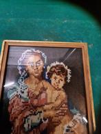 geborduurd schilderij maria en jezus, Ophalen of Verzenden