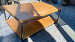 te koop salontafel , massief eiken, Ophalen, Gebruikt, 50 tot 100 cm, Minder dan 50 cm