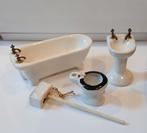 Porceleine badkamer poppenhuis, Ophalen of Verzenden, Gebruikt, Poppenhuis