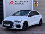 Audi A3 Sportback 45 TFSI e S3 Competition Pano/B&O/Memory, Auto's, Audi, 12 maanden, Gebruikt, 4 cilinders, Wit