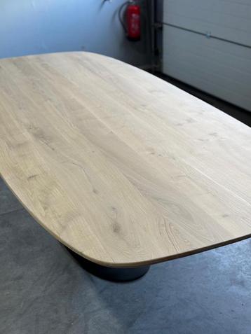 NIEUW! Massief eiken tafel 285x125cm, Deens ovaal! beschikbaar voor biedingen