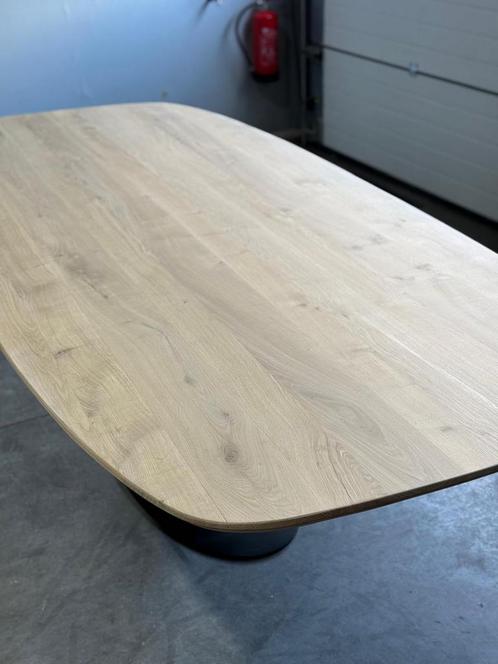 NIEUW! Massief eiken tafel 285x125cm, Deens ovaal!, Huis en Inrichting, Tafels | Eettafels, Nieuw, 200 cm of meer, Vijf personen of meer