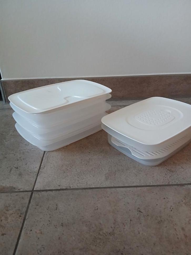 Tupperware vleeswarendoos, kaasdoos, ventismart, stapel 3, Huis en Inrichting, Keuken | Tupperware, Zo goed als nieuw, Overige typen