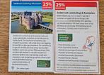 Geldersch Landschap & Kasteelen 25% korting., Tickets en Kaartjes