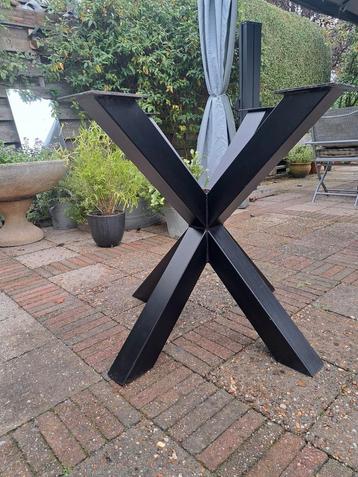 Zwart Stalen Tafelpoot - 75x86 cm beschikbaar voor biedingen