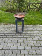 Viurschaal op Sokkel - Tuindecoratie, Ophalen, Gebruikt