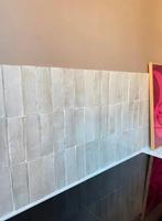 Marrokaanse tegels beige - Zelliges Bejmat 22 Sable 5x15 cm, Doe-het-zelf en Verbouw, Tegels, Ophalen, 60 cm of meer, Nieuw, Minder dan 5 m²
