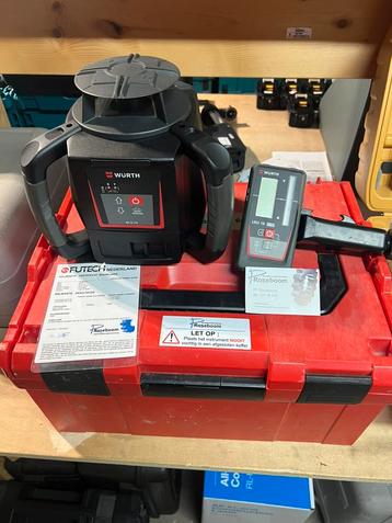 Wurth roterende laser type RL2-14 werkt t op 4d batterijen beschikbaar voor biedingen