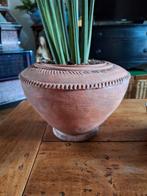 Oude terra cotta plantenpot, Antiek en Kunst, Curiosa en Brocante, Ophalen