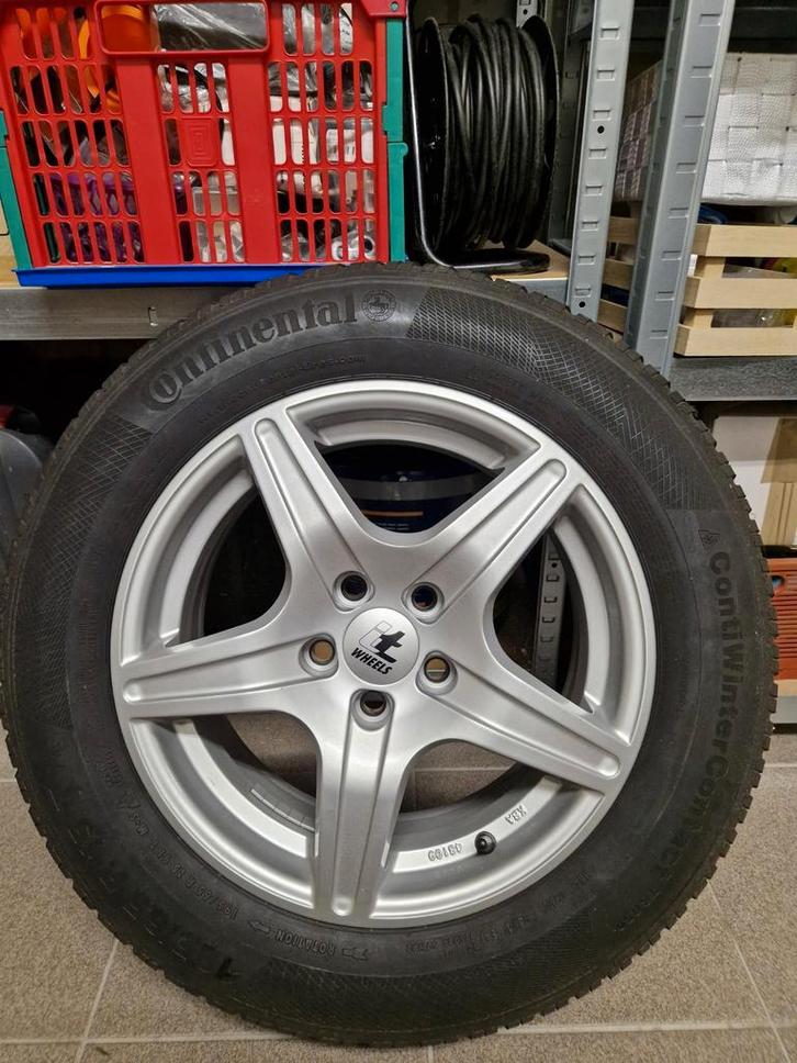 Toyota Prius Yaris velgen winterbanden 15 inch 5x100, Auto-onderdelen, Banden en Velgen, Banden en Velgen, Winterbanden, 15 inch
